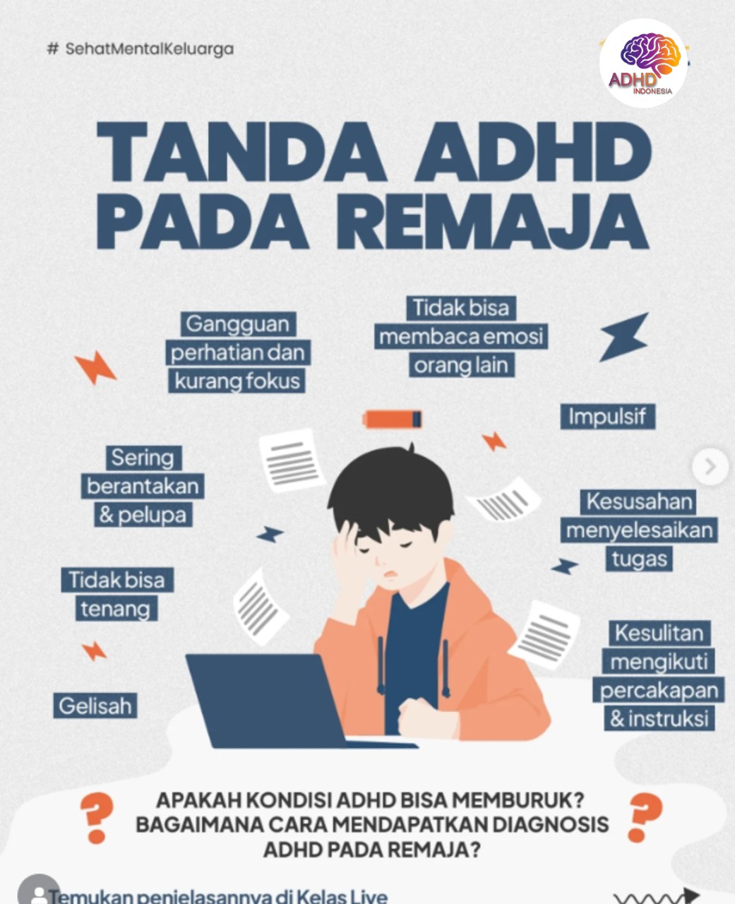 Screening ADHD Non-Diagnostik: Edukasi Awal bagi Orang Tua di Kabupaten Aceh Selatan