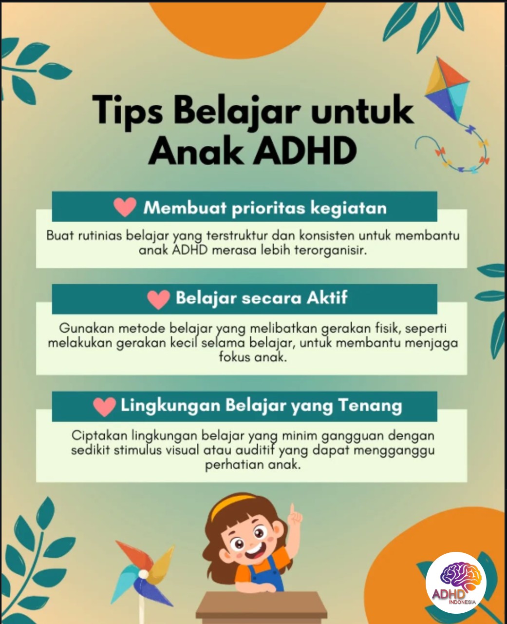 Strategi Belajar yang Cocok untuk Anak ADHD di Kabupaten Aceh Selatan